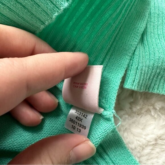 Victoria's Secret | Teal Long Sleeve Ribbed Cuff Sweater | Size Extra Small - Picture 8 of 10